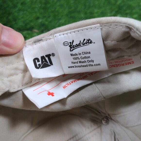 CAT Caterpillar Head-Lite Cap Medical Emergency Hat EMT Safety Headlight Work - Picture 6 of 9